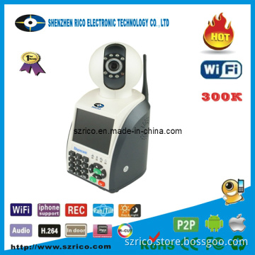 Intelligent APP Controlled Network Alarm IP Camera/Videophone with Built-in Night Vision IP Camera